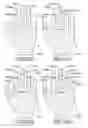 Fig. 35 - Glove with contrasting cuff and tear indicator