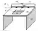 Fig. 01 - WORKSTATION COMPRISING WORK SURFACE COMPRISING INTEGRATED DISPLAY PROTECTED BY STRENGTHENED GLASS LAMINATE COVER
