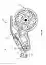 Fig. 44 - BRAKING AND CENTERING MECHANISMS FOR FOOT-DECK-BASED VEHICLES