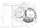 Fig. 01 - Laundry treating appliance with a sensor