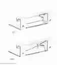 Fig. 05 - Resilient fixing element and a skirting board fixing system comprising a skirting board and such a fixing element