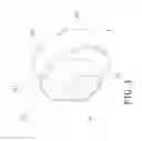 Fig. 05 - Safe curtain control assembly without screw