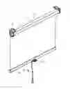 Fig. 01 - Roller shade with a counterbalancing device
