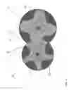 Fig. 05 - OPPOSED SCREW COMPRESSOR WITH STAGGERED SCREW ROTOR