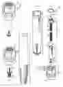 Fig. 02 - One piece screws for, and methods for making and using, blind side fasteners and systems with free spin feature