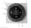 Fig. 01 - Solar disk light with swivel mount