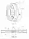 Fig. 04 - Heat shield panels with overlap joints for a turbine engine combustor