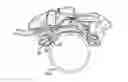 Fig. 01 - Scanner magnetic wheel system for close traction on pipes and pipe elbows