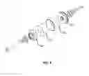 Fig. 07 - Scanner magnetic wheel system for close traction on pipes and pipe elbows