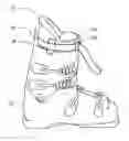Fig. 01 - Ski boot and strap combination providing enhanced lateral performance