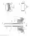 Fig. 04 - Cannula lock with a brake that rotates and anchors that deploy into the bone against which the cannula lock is set