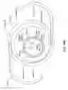 Fig. 19 - Blended extended depth of focus light adjustable lens with laterally offset axes