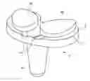 Fig. 01 - Tibial Component for a Knee Endoprosthesis with Two PE Liners