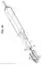Fig. 13 - Composite vertebral spacers and instrument