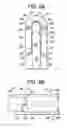Fig. 16 - Composite vertebral spacers and instrument