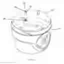 Fig. 12 - Spiralizer mixer attachment