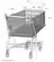 Fig. 01 - Shopping cart bagging station and method of forming the same