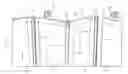 Fig. 01 - REINFORCED FOLDING DOOR AND HINGE ASSEMBLY