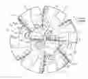 Fig. 01 - Downhole tool with fixed cutters for removing rock