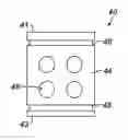 Fig. 01 - Molded composite slip of sheet molded compound for downhole tool