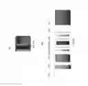Fig. 15 - Shipping container having a flame retardant layer and a thermal blocking layer