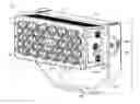 Fig. 01 - LED light fixture with inter-LED flow-through cooling