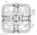 Fig. 01 - Waveguide architecture for photonic neural component with multiplexed optical signals on inter-node waveguides