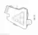 Fig. 12 - Exterior mirror assembly with blind zone indication module