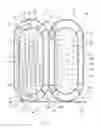 Fig. 07 - Floating nuclear power reactor with a self-cooling containment structure and an emergency heat exchange system