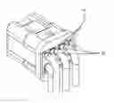 Fig. 01 - Connector having a cable including a plurality of core wires