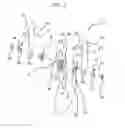 Fig. 03 - Flail assembly for a straw chopper shaft with a mounting hole in a bracket and such a straw chopper shaft