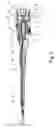 Fig. 06 - Surgical retaining arm that can be automatically retightened