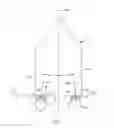 Fig. 02 - Mounting assembly for positioning stern-mounted propulsion units with a forward convergence