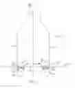 Fig. 03 - Mounting assembly for positioning stern-mounted propulsion units with a forward convergence
