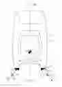 Fig. 07 - Mounting assembly for positioning stern-mounted propulsion units with a forward convergence