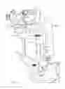 Fig. 11 - Mounting assembly for positioning stern-mounted propulsion units with a forward convergence