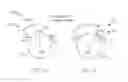 Fig. 14 - Mounting assembly for positioning stern-mounted propulsion units with a forward convergence