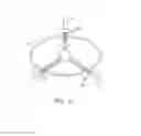 Fig. 03 - Cycloidal rotor or propeller with performance and flows optimization