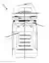 Fig. 01 - Child-resistant closure device for a container having a tapered neck portion