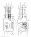 Fig. 10 - Method and apparatus for handling piece goods moved one after the other in at least one row