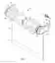 Fig. 02 - Shade motor with power supplied by brackets