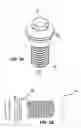Fig. 06 - Fasteners with reduced bacterial harborage points, sealing capabilities, and component protection features
