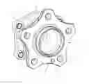 Fig. 01 - Flanged inner ring for wheel hub bearings