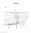 Fig. 59 - Display device having reflecting sheet with plurality of dot areas reducing reflectivity of the reflecting sheet