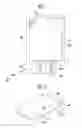 Fig. 02 - Display device with overlapping lines spaced apart from an insulating layer