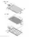 Fig. 20 - Foldable electronic device having an elastic body in openings of the spacers