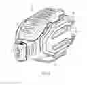 Fig. 06 - String trimmer battery housing assembly