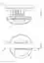 Fig. 08 - Adjustable-tilt housing with flattened dome shape, array antenna, and bracket mount