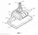 Fig. 02 - Mechanical grounding clamp connecting grounding wire to grounding member using set screw