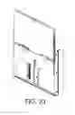 Fig. 24 - Tabletop enclosure including a spring-loaded drop-down flip-top cover